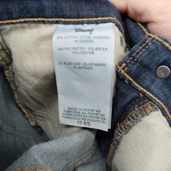 Levis Jeans Womens 10 Blue Indigo 512 Bootcut Perfectly Slimming Classicore - Picture 9 of 11